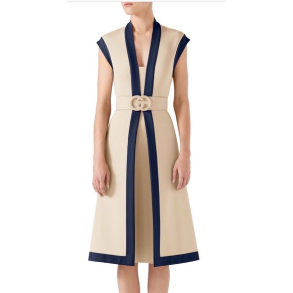 Gucci Dresses & Skirts - GUCCI CONTRAST TRIM GG BELT DRESS ♥️NEW COLLECTION